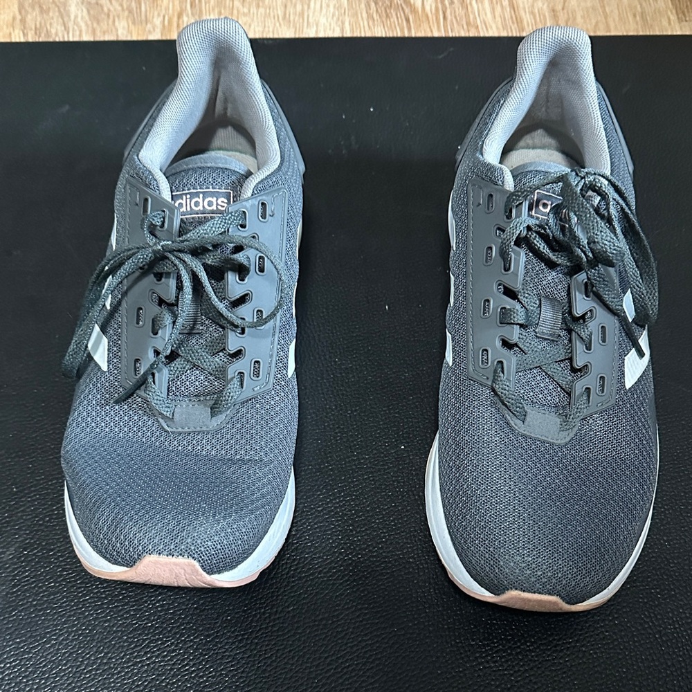 Adidas Charcoal Athletic Sneakers